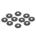 10pcs 4 5 In X 7 8 60 Grit Aluminum Oxide Flap Discs For Angle Grinder Grinding And Sanding Wheels Metal Wood Plastic 