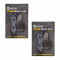 Niche Brake Pad Set For Honda Cbr250r Cb1000r Shadow Aero 750 06455-mcs-r02 Front Rear Organic 2 Pack