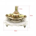 Uxcell 2p5t 2 Pole 5 Throw 1 Deck Band Channel Rotary Switch Selector
