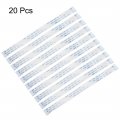 Uxcell Flexible Flat Cable 150mm 1mm Pitch 10 Pins Fpc Ffc Ribbon For Lcd Tv Dvd Player Laptop 20pcs A Type