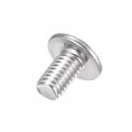 Uxcell Flanged Button Head Socket Cap Screws M6 10mm Hex Drive 304 Stainless Steel Fasteners Bolts Fully Threaded Machine Screw