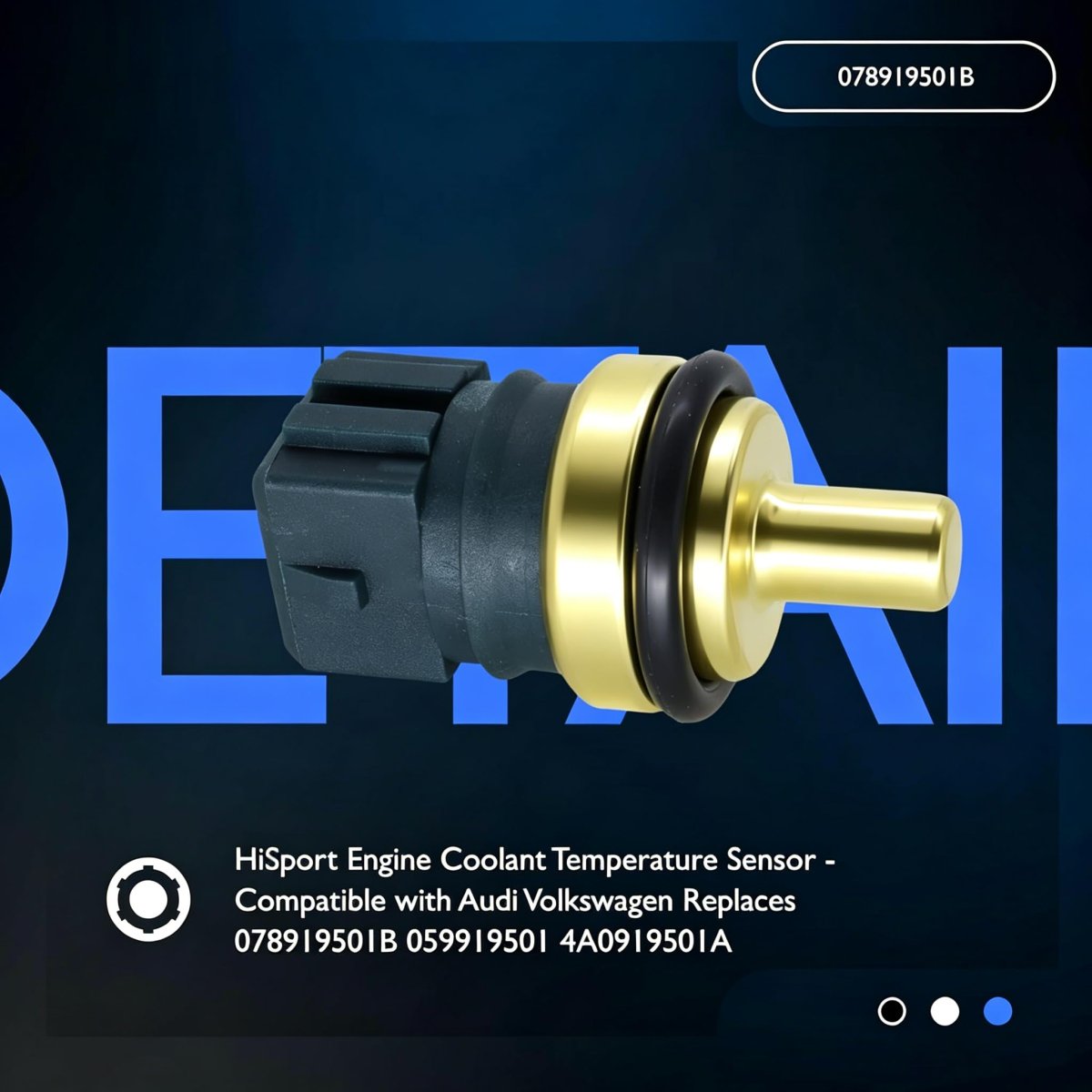 Engine Coolant Temperature Sensor For Audi A4 A6 Cabriolet And Volkswagen Beetle Golf Jetta Passat Replaces 078919501b