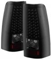 Xtune Alt-on-cs99-led-bsm Tail Light Chevy Silverado 1500 2500 3500 99-02 Gmc Sierra 99-03 Led S Black Smoke 