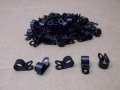 Approximately 90 3 8 Nylon Black Cable Clamps For Custom Chopper Builders
