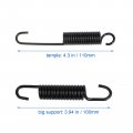 Minho 2pcs Universal Motorcycle Kickstand Spring Set Dirt Bike Side Stand Return 10cm 11cm Length