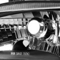 Halogen Model Factory Style Headlight Lamps Compatible With Honda Civic Coupe Hatchback 1992-1995 Driver And Passenger Side
