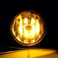 Hecasa Pair Yellow Glass Fog Lights Lamps Compatible With 2002-2003 Subaru Impreza Rs Wrx Halogen Bulbs Replacement For