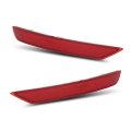 Rear Bumper Reflector Light Lamp Driver Passenger Side 2pcs For Subaru Forester 0l 2 5l 2009-2018 84281sc000 84281sc010 Red