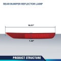 Rear Bumper Reflector Light Lamp Driver Passenger Side 2pcs For Subaru Forester 0l 2 5l 2009-2018 84281sc000 84281sc010 Red