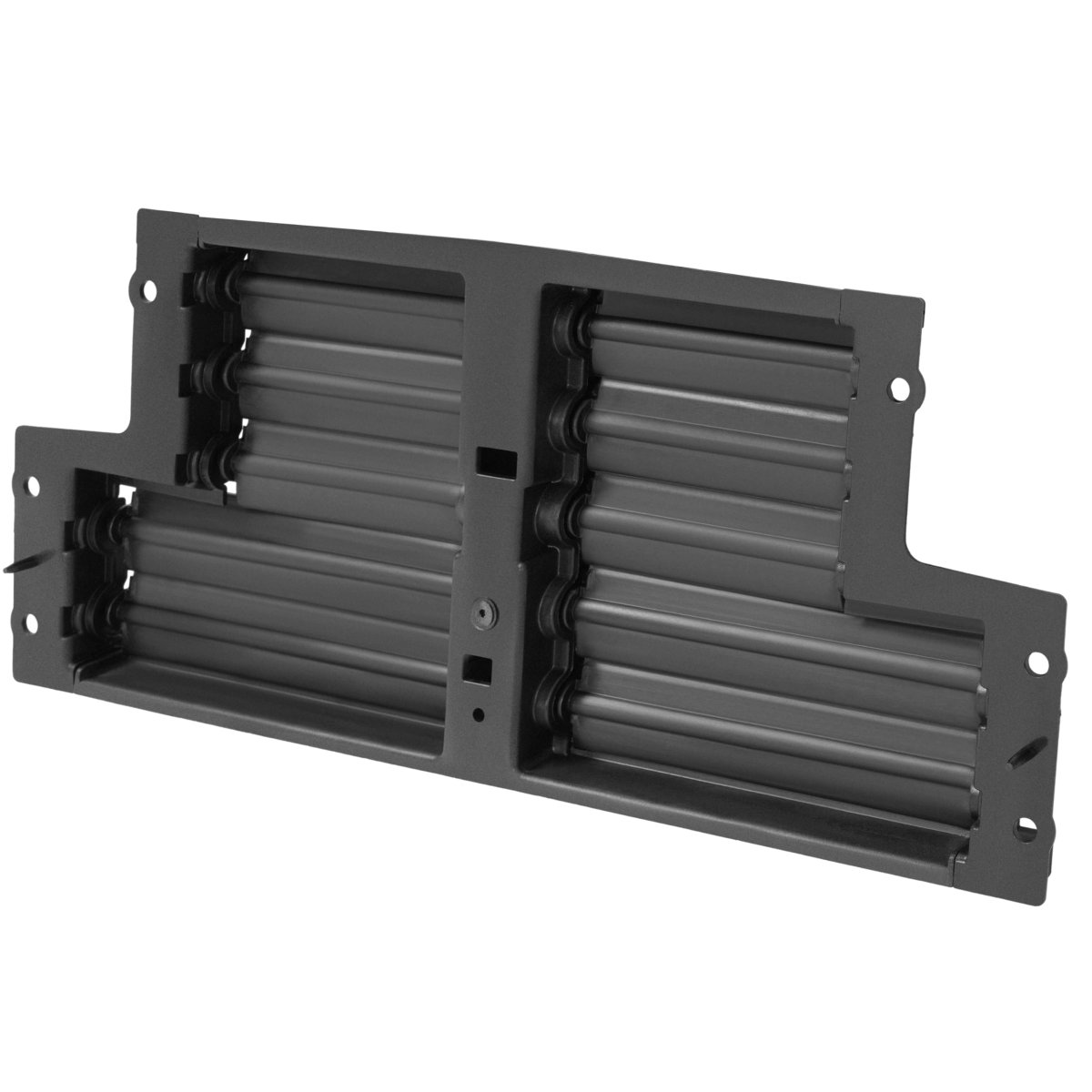 Front Radiator Air Shutter Grille For 2019 2021 Chevy Chevrolet Silverado And Gmc Sierra 1500 Denali Black Plastic Performance