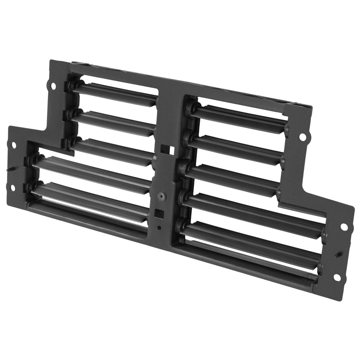 Front Radiator Air Shutter Grille For 2019 2021 Chevy Chevrolet Silverado And Gmc Sierra 1500 Denali Black Plastic Performance