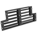 Front Radiator Air Shutter Grille For 2019 2021 Chevy Chevrolet Silverado And Gmc Sierra 1500 Denali Black Plastic Performance