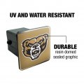 Oakland University Primary Logo Tow Trailer Hitch Cover Plug Insert