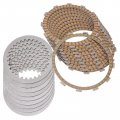 Road Passion 13088-0031 13088-0033 13088-0037 Clutch Plates Steel Friction Plate 19 Pcs Replacement For Kawasaki Zg1400 1400gtr