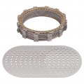 Road Passion 13088-0031 13088-0033 13088-0037 Clutch Plates Steel Friction Plate 19 Pcs Replacement For Kawasaki Zg1400 1400gtr