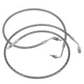 Javik Rear Left Right Brake Hose Line Fit For Polaris Ranger 500 4x4 425 2x4 2001-2004 6x6 T-m 650 Oem