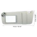 Left Driver Side Sun Visor Gray Without Sunroof 74320-06780-b0 For Toyota Camry 2007-2011