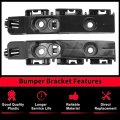 Kimiss Front Bumper Bracket Improved Stability Easy Installation Retainer Support Left Side