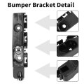 Kimiss Front Bumper Bracket Improved Stability Easy Installation Retainer Support Left Side
