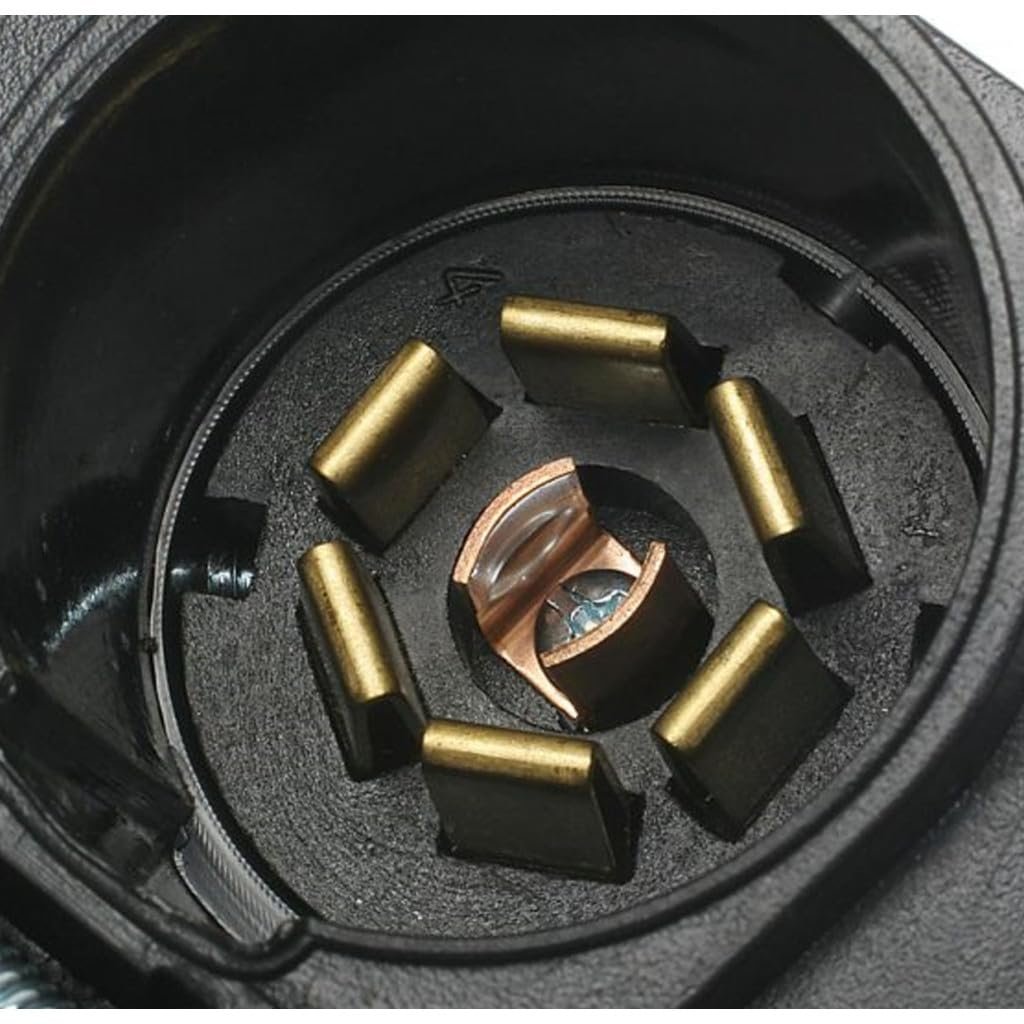 Trailer Wiring Harness Connector For Mercury Cougar 1999 2000 7 Terminal Blade Pin Circular Rectangular Shape 88860606