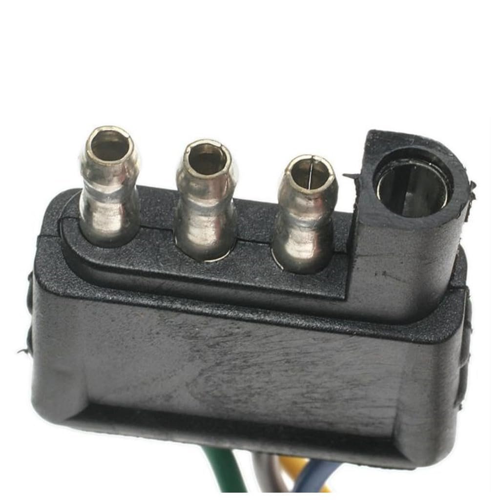 Trailer Wiring Harness Connector For Mercury Cougar 1999 2000 7 Terminal Blade Pin Circular Rectangular Shape 88860606