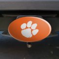 Clemson University Primary Logo Oval Tow Hitch Cover Trailer Plug Insert 2