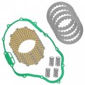 Caltric Clutch Friction Steel Plates And Gasket Kit Compatible With Honda Fourtrax Trx250a 1985 1986 1987