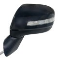 Spieg Driver Side Mirror For 2012-2013 Honda Civic Hybrid Power Adjustment Non-heated Manual Fold Turn Signal Black 5 Pins Left 