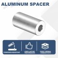 8pcs Aluminum Spacer 3 4 Od X 5 16 Id 1-1 Length Screw Standoff Bushing Plain Finish Unthreaded Round Metal For Screws Bolts
