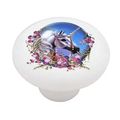 Unicorn Fantasy Princess Decorative High Gloss Ceramic Drawer Knob 