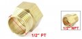 Uxcell 1 2 Npt Female To Pt Male Brass Hex Head Busing Connector