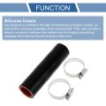 1 Set Straight Coupler Silicone Hose 25mm 0 98 Id 127mm 5 Length 0a Car Coolant With Clamps 3-ply 4mm Thick Air Intake Turbo