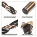 Uxcell 6pcs Jobber Drill Bits 3 5mm 0 138 Black Nitride Gold Titanium Coated M2 High Speed Steel Hss Twist For Stainless