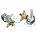 Aramox 17mm 3 Stud Front Wheel Hubs Steering Spindle Steel Alloy For 6in Tires Quad Bike Atv Go Kart