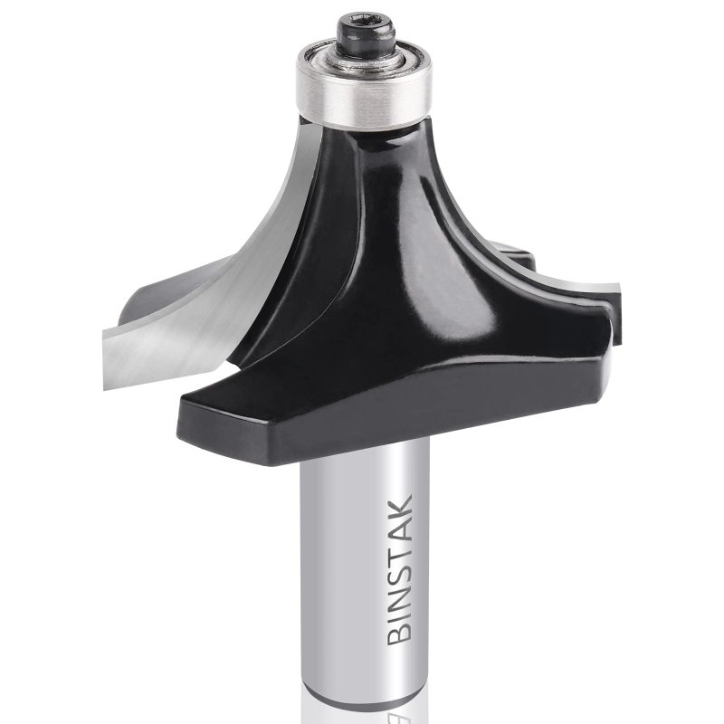 3 4 In Radius Roundover Router Bit 1 2 Shank Carbide Tipped Edge Forming Beading For Woodworking And Cnc B2304