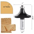 3 4 In Radius Roundover Router Bit 1 2 Shank Carbide Tipped Edge Forming Beading For Woodworking And Cnc B2304