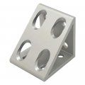 80 20 Inc 4138 10 Series 8 Hole Inside Corner Gusset Bracket Pack 