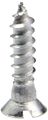 Slotted Flat Sheet Metal Screws 8 X 3 In Zinc Alloy Steel Type A Point Fully Threaded 60 Piece Set 