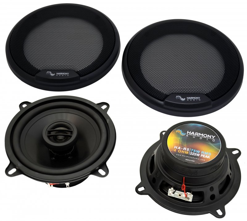 Harmony Audio Bundle For 2002-2008 Dodge Ram Truck Ha-r5 1500 Rear Replacement 5 25 225w Speakers And Ha-726514 Factory Speaker