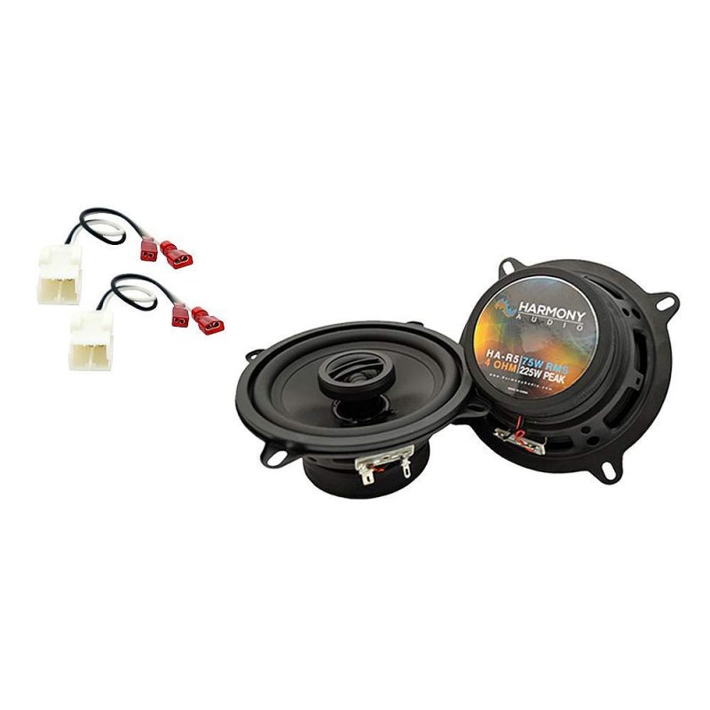 Harmony Audio Bundle For 2002-2008 Dodge Ram Truck Ha-r5 1500 Rear Replacement 5 25 225w Speakers And Ha-726514 Factory Speaker