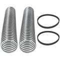 Vacuum Hose Belts For Shark Rotator Nv752 Nv751 Nv400 Nv340 Nv500 1-1 Lower Duct Replacement Parts 2 Pack 
