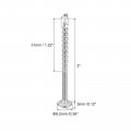 Uxcell 8x2 Pocket Hole Screws 100pcs Square Drive Self Tapping Wood With Zinc Plated For Woodworking