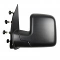 Ocpty Black Driver Side View Mirror Textured With Manual Adjustment Folding Non-heated Compatible For 2003-2013 Ford E-250