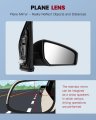 Right Side View Mirror For 2007 2012 Nissan Sentra Power Adjustment Non Folding Heated Black