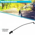 X Autohaux 2pcs 8t0907637 Car Front Disc Brake Pad Wear Sensor Indicators For Audi A4 A5 A6 S4