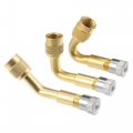 X Autohaux 7pcs 45 90 135 Degree Tire Valve Air Tyre Stem Extenders With Dust Cap Snap In Universal For Car Truck Motorcycle
