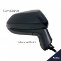 Spieg To1321394 Passenger Side Mirror Replacement For Toyota Corolla 2020-2024 Hatchback 2019 Power Adjusted Heated Glass Turn