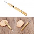 Akozon 1pc Automatic Center Punch Tool With Hss Tip Spring Loaded Brass Body Roll Pin 1 8 Set