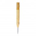 Akozon 1pc Automatic Center Punch Tool With Hss Tip Spring Loaded Brass Body Roll Pin 1 8 Set 