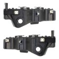 Front Bumper Bracket Pair For Hyundai Santa Fe And Xl 2013 To 2019 Driver Passenger Side Plastic Outer Hy1042122 Hy1043122 